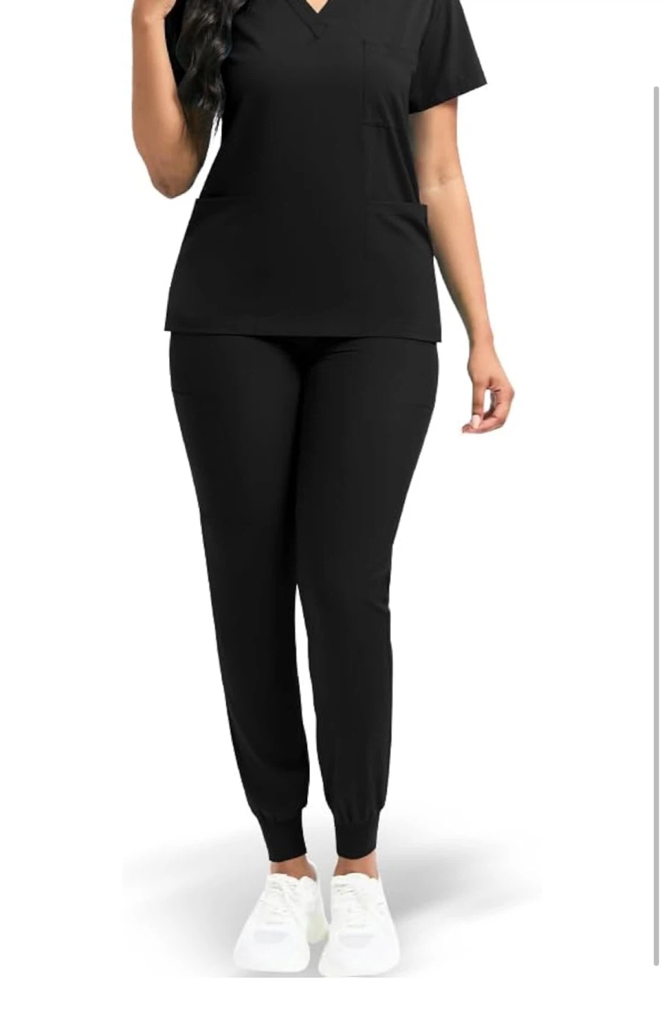 Like new, comfy Small size Black Scrub set for Women - photo 2