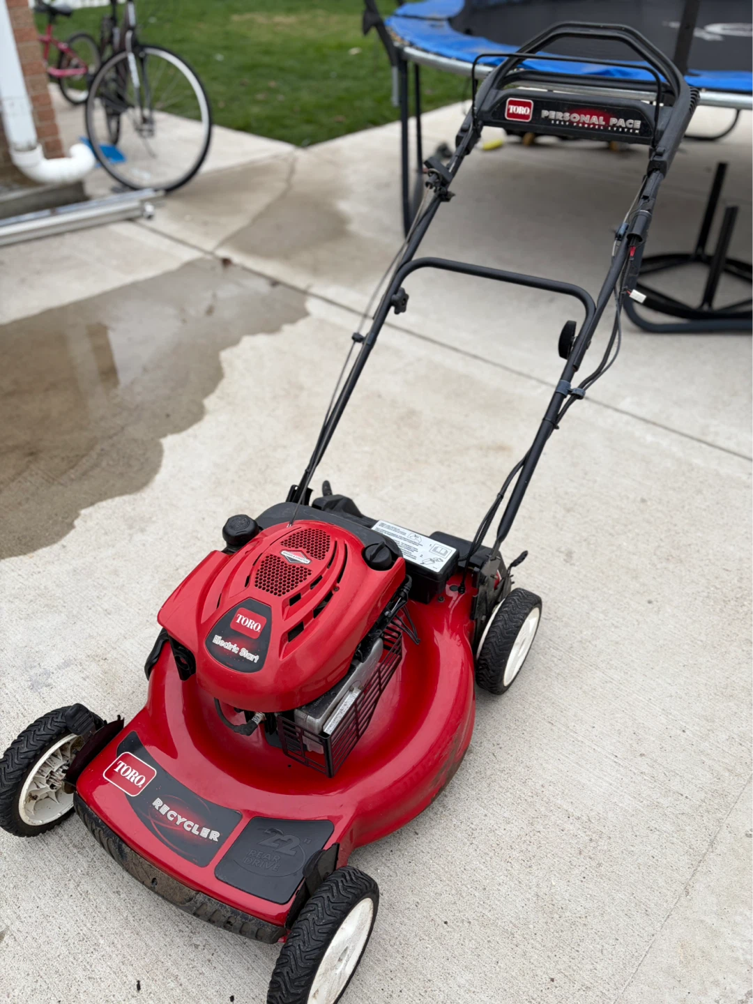 Toro Recycler Personal Pace Lawn Mower