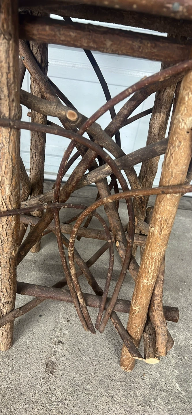 Rustic Twig Accent Table - photo 3