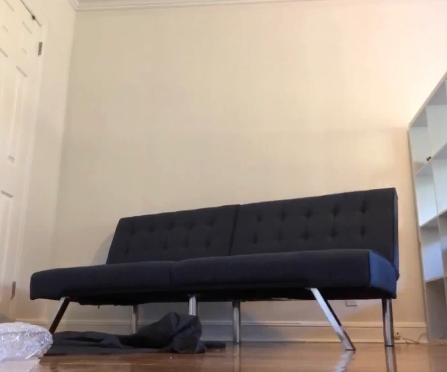 Dark Blue Loveseat Sofa Bed
