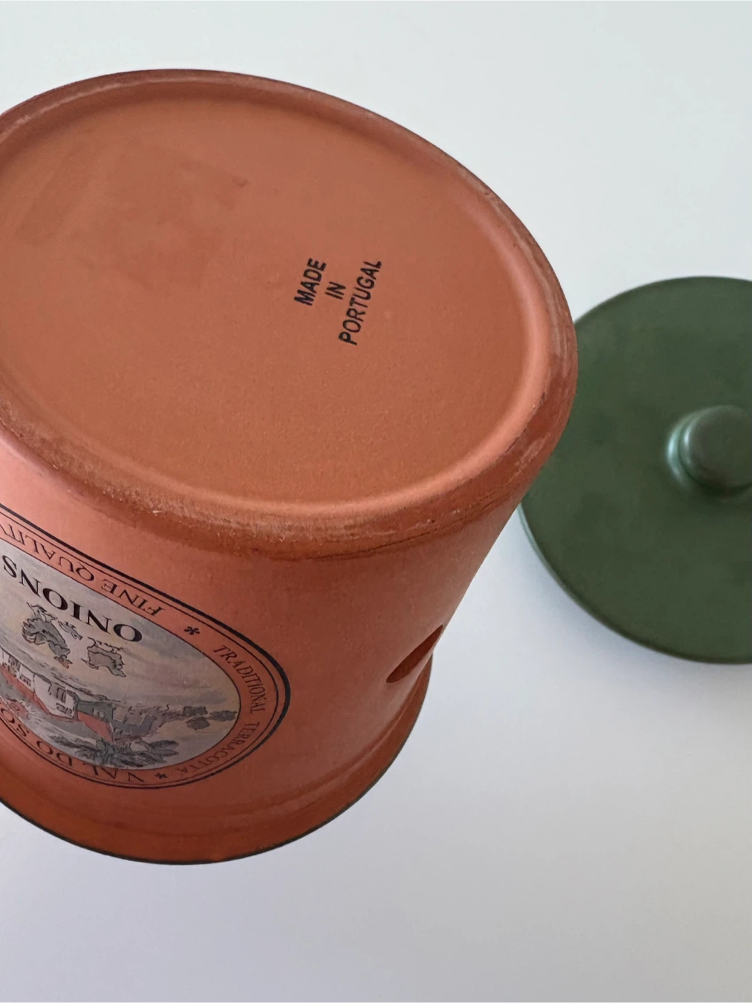 Val do Sol Terracotta Onion Storage Pot - photo 4