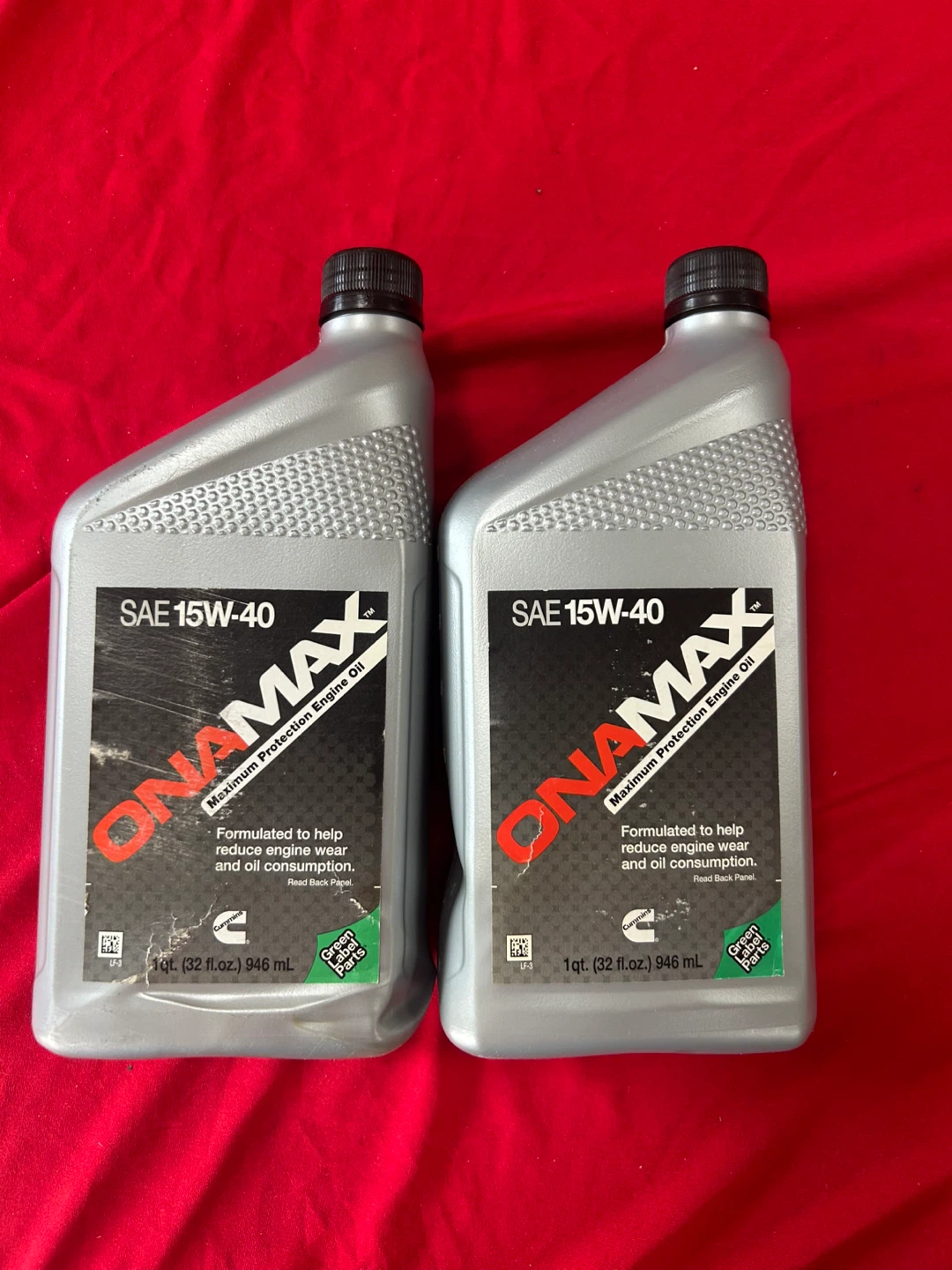 ONAMAX Cummins 15W-40 Engine Oil 2 Quarts