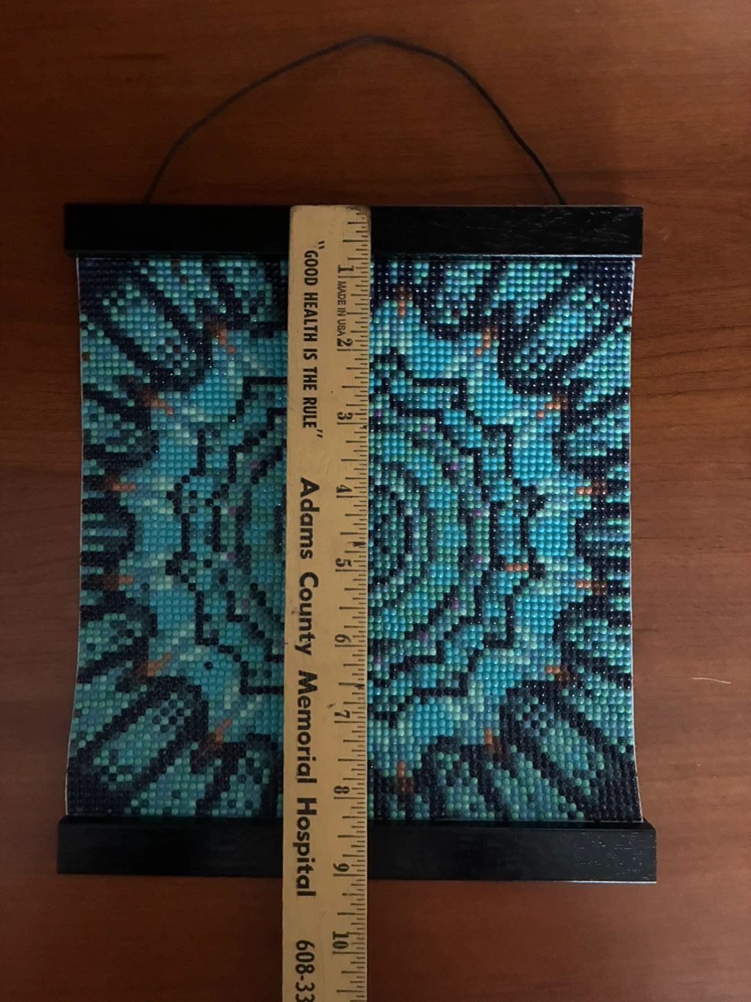 Mandala teal black Diamond Painting Wall Art - photo 5