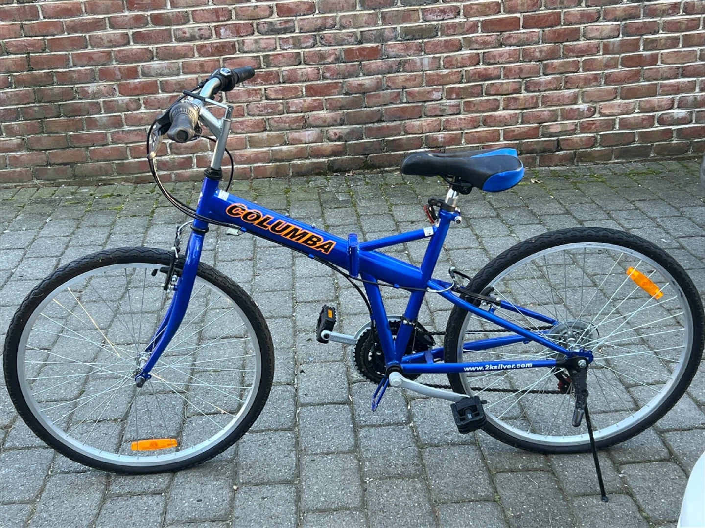 Columbia Blue Folding Bike