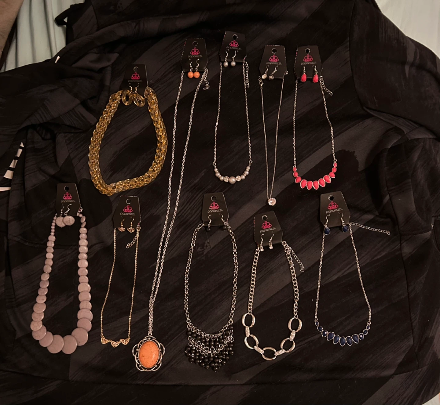 10 necklaces for $15 Paparazzi Necklace & Earring Set - photo 3