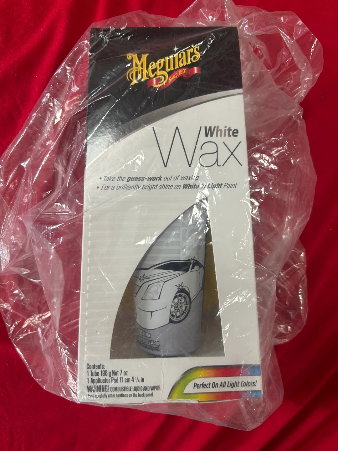 Meguiar's White Wax Car Polish New