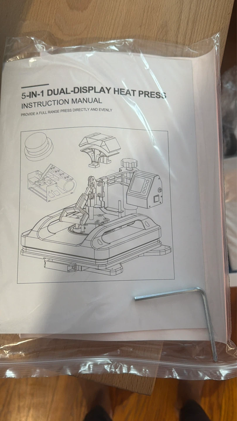 Sold: 5-in-1 Dual-Display Heat Press Machine - photo 2
