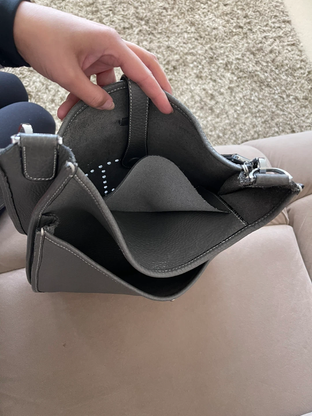 Leather Shoulder Bag - photo 2