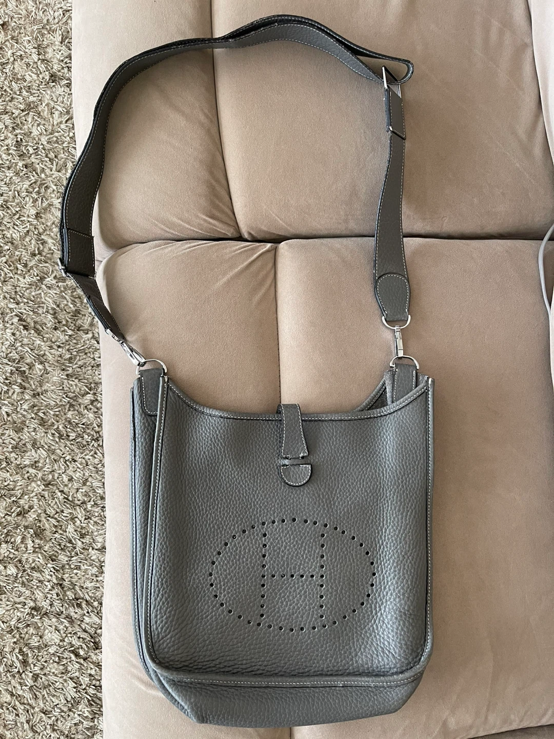 Leather Shoulder Bag - photo 3