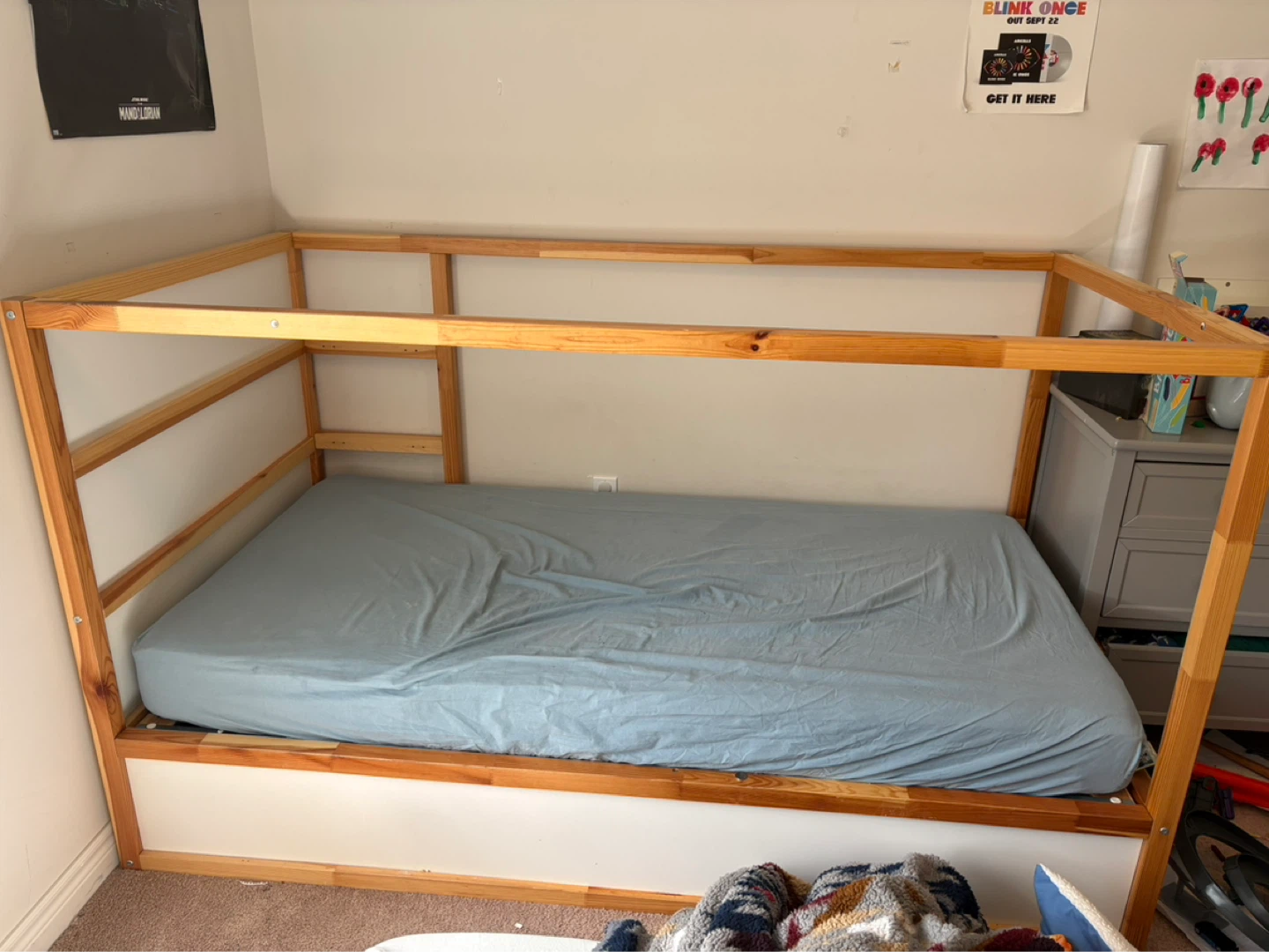 IKEA Wooden Toddler Bed Frame
