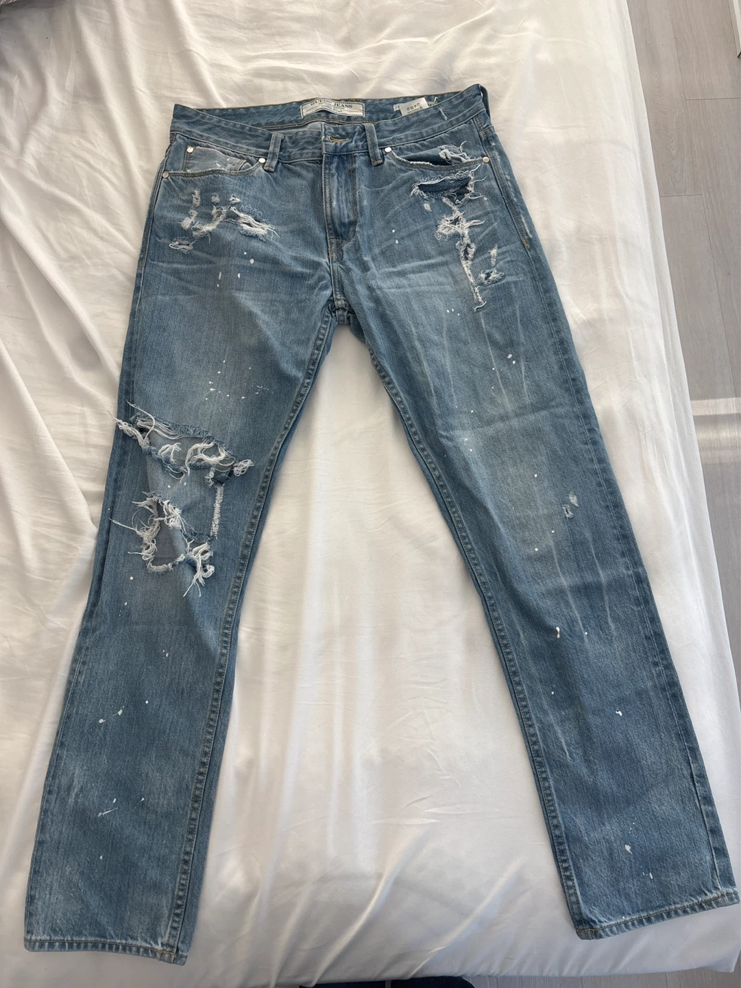 GUESS JEANS 1981 Slim Tapered Blue Jeans