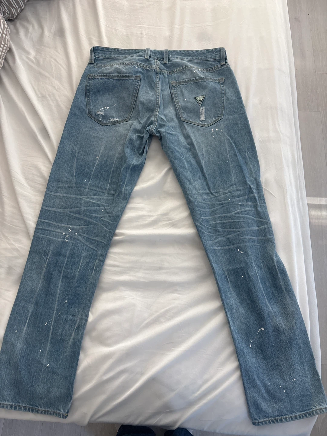 GUESS JEANS 1981 Slim Tapered Blue Jeans - photo 2