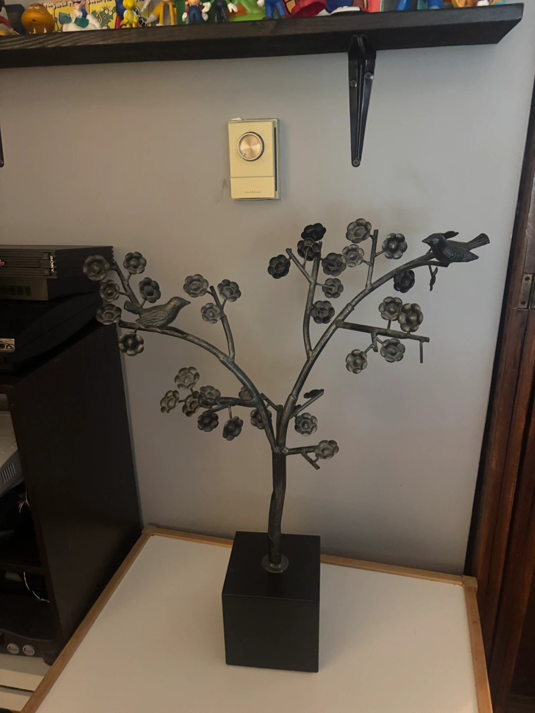 Metal Tree with Birds Sculpture - photo 4