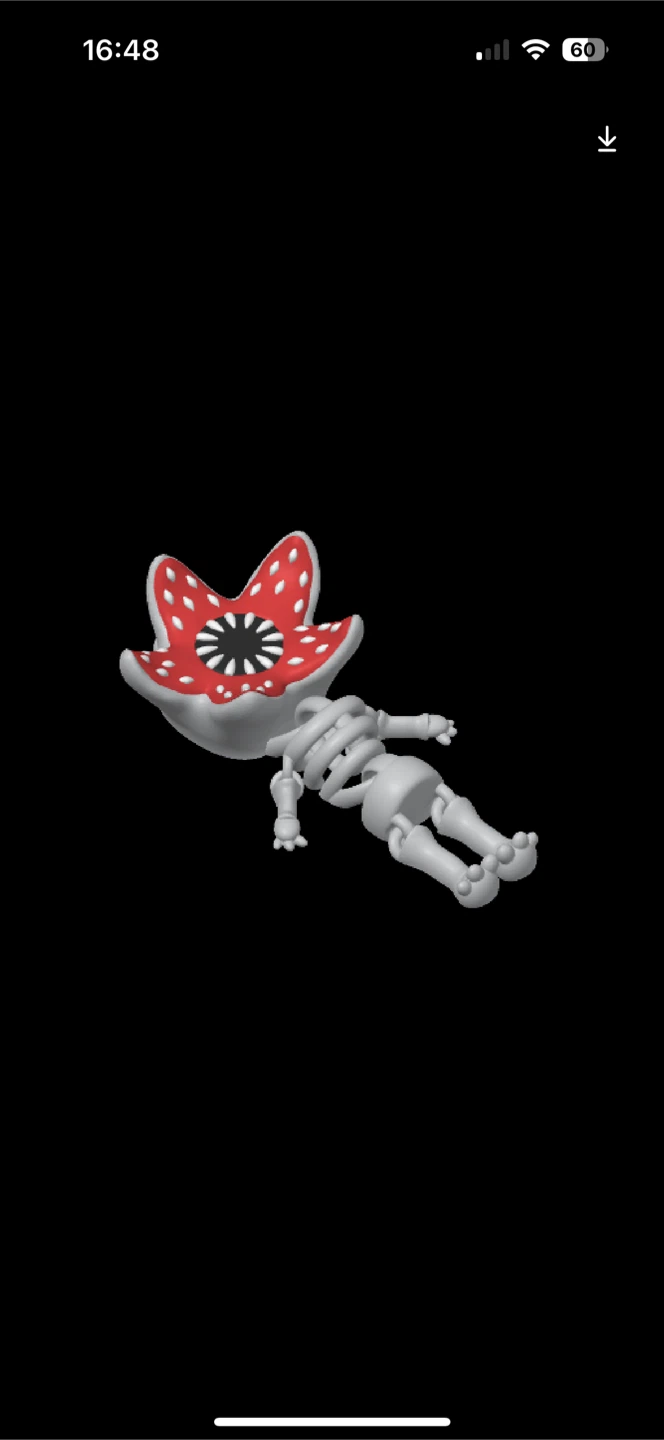 Demogorgon Skeleton Figure