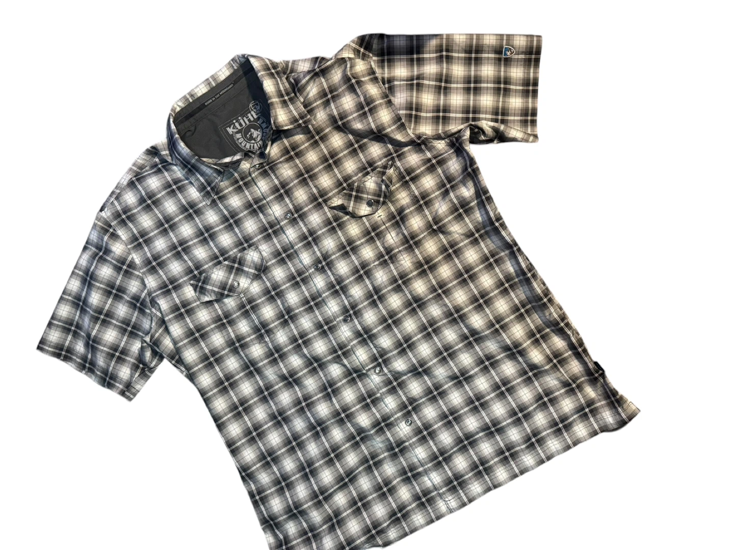 Kuhl Men's Plaid Short Sleeve Button-Up Shirt XL - photo 3