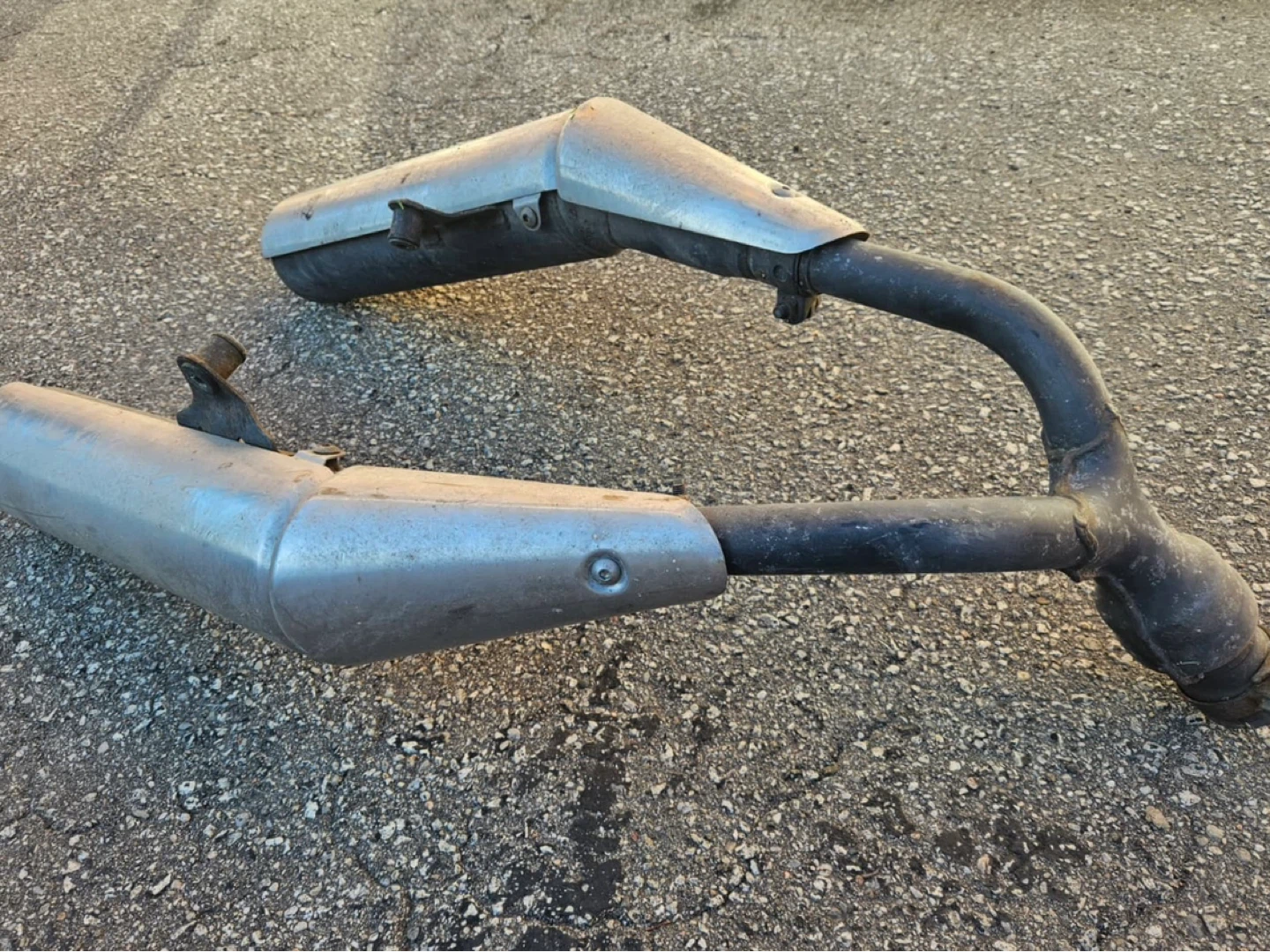 OEM Honda Motorcycle Dual Exhaust