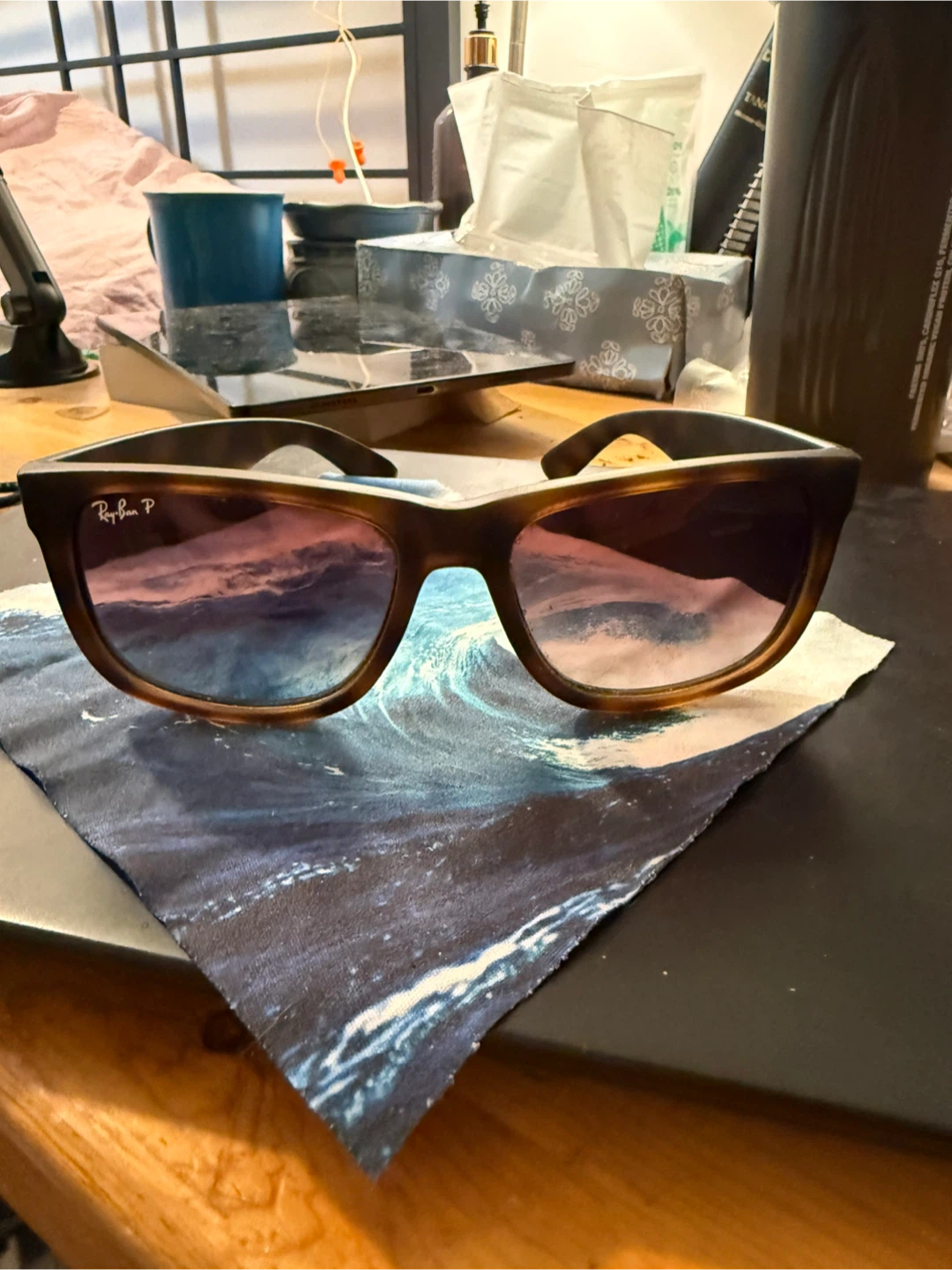 Ray-Ban P Polarized Wayfarer Sunglasses - photo 2