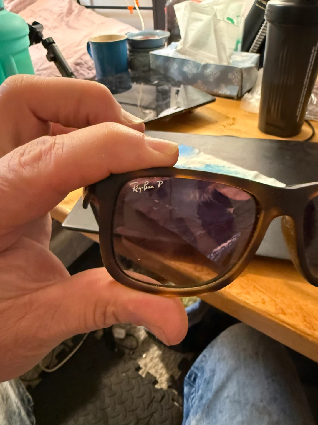 Ray-Ban P Polarized Wayfarer Sunglasses - photo 3
