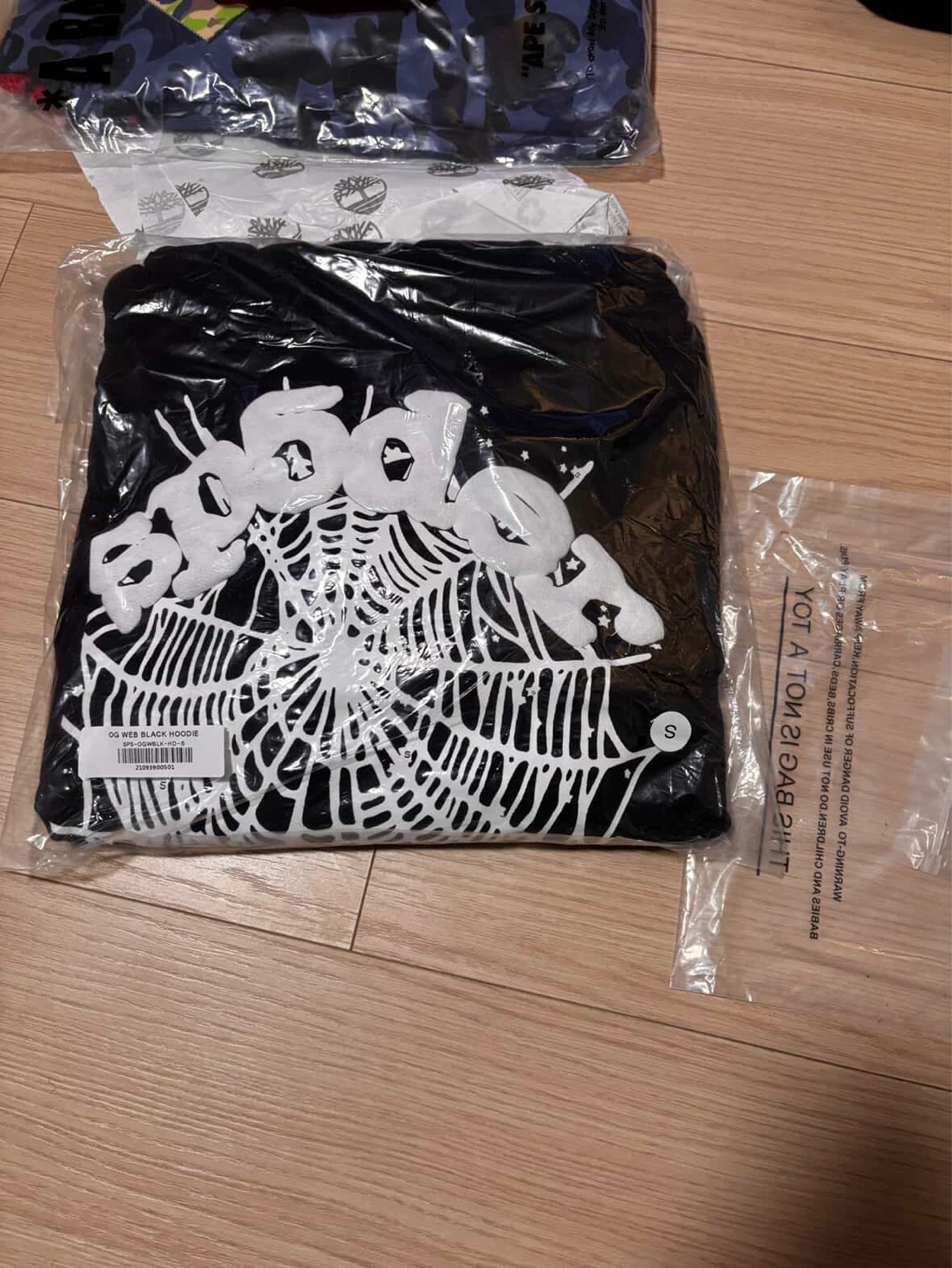 Spider Worldwide Hoodie Black Size S