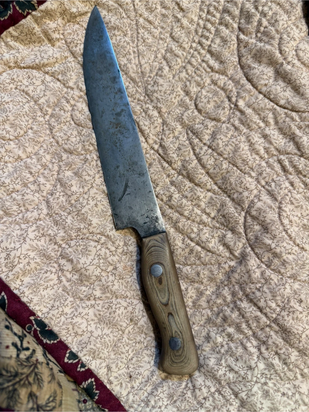 Set of 4 Blacksmith-ed kitchen knives - photo 4