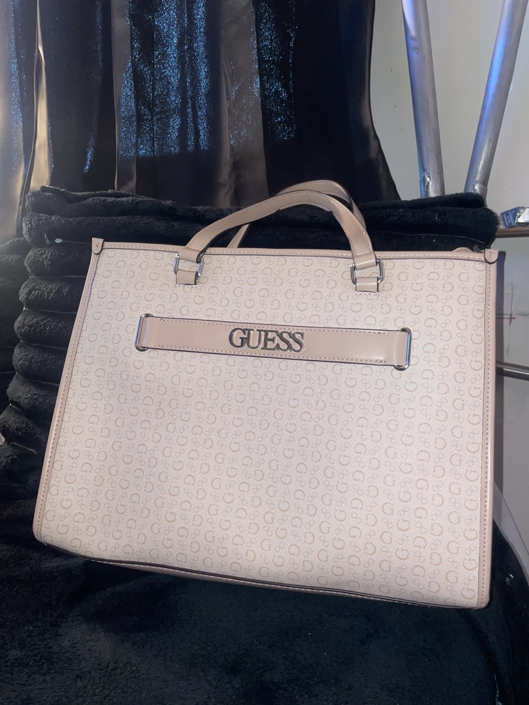 Guess Monogram Tote Bag
