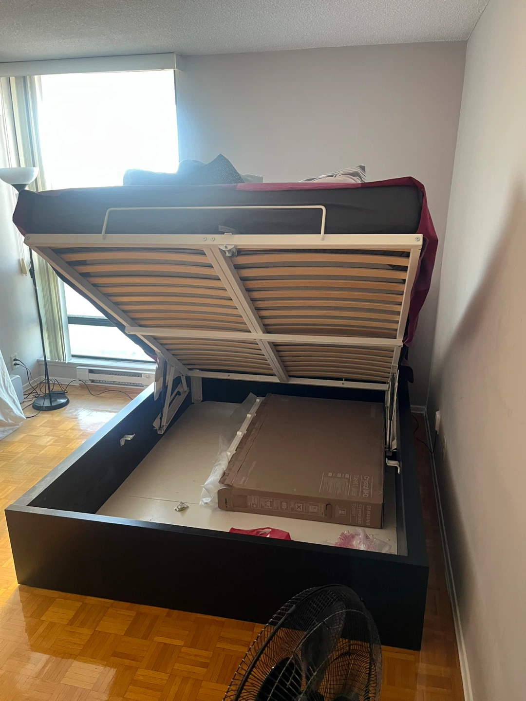 Black Storage Bed Frame - photo 2