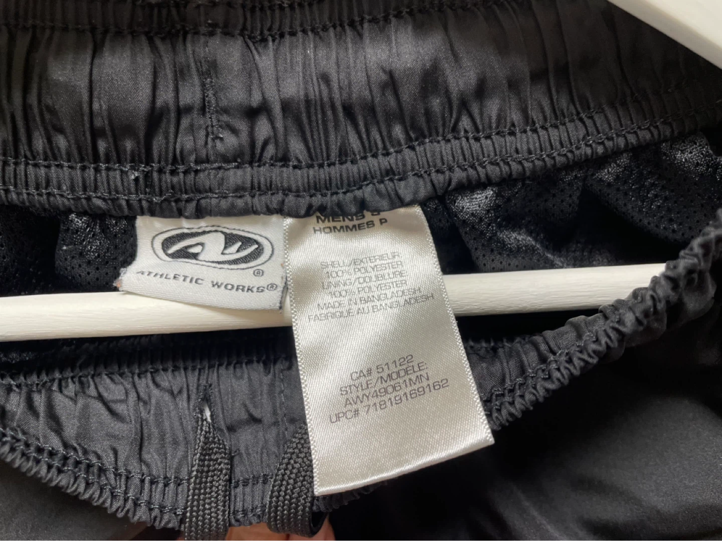 Athletic Works Men's Black Track Pants Size S - photo 2