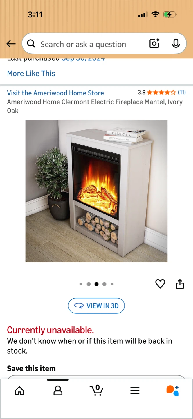 Modern Electric Fireplace Heater - photo 2