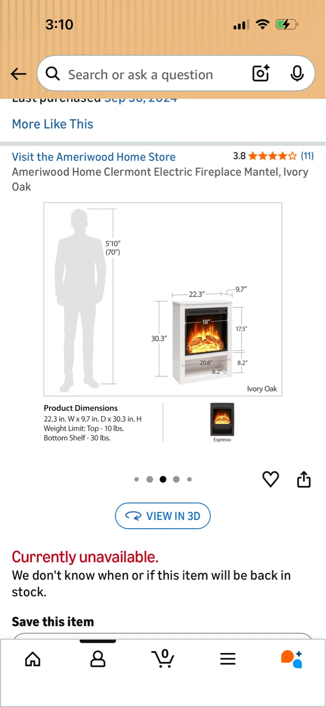 Modern Electric Fireplace Heater - photo 4