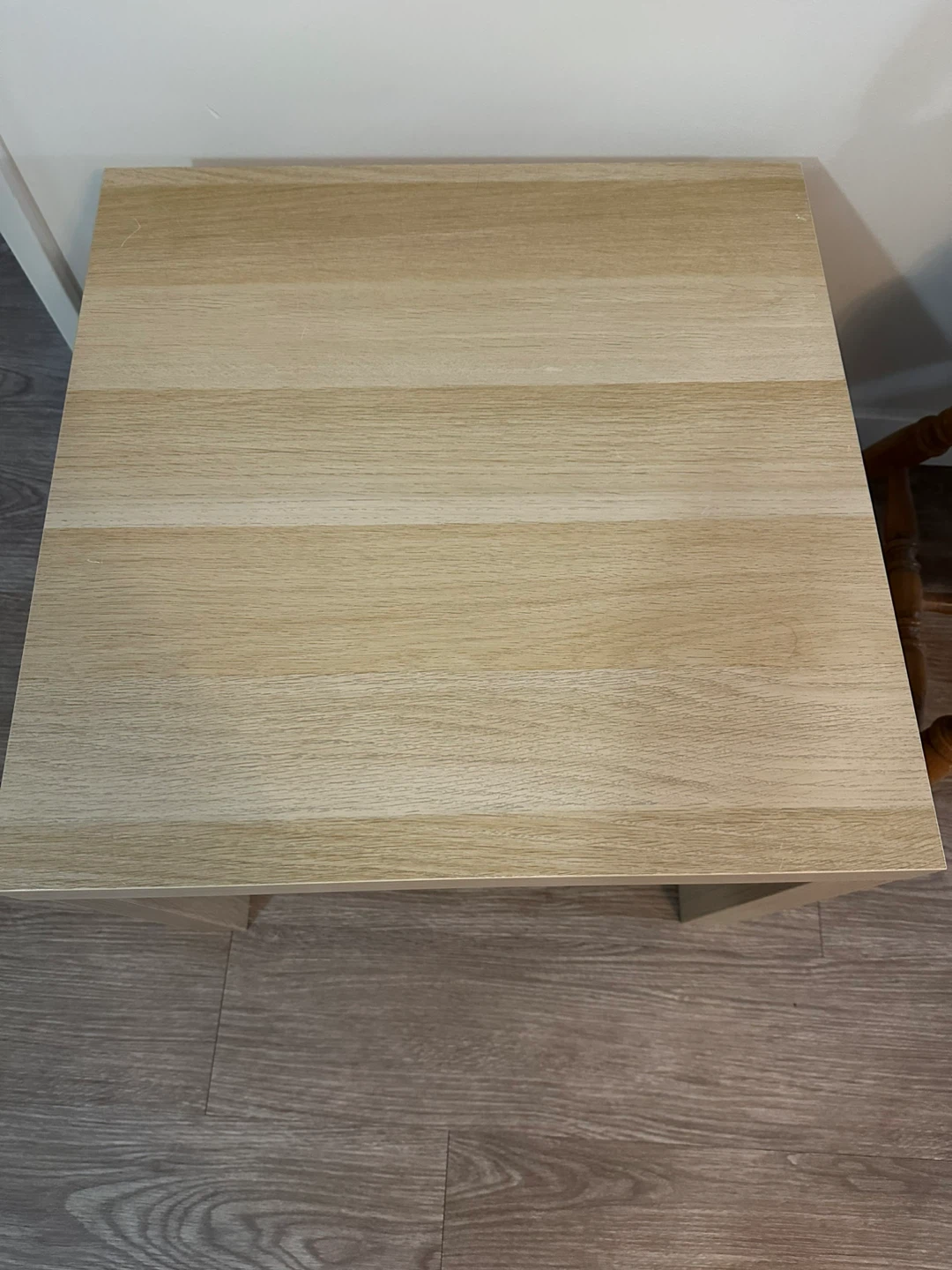 Light Wood Side Table - photo 2