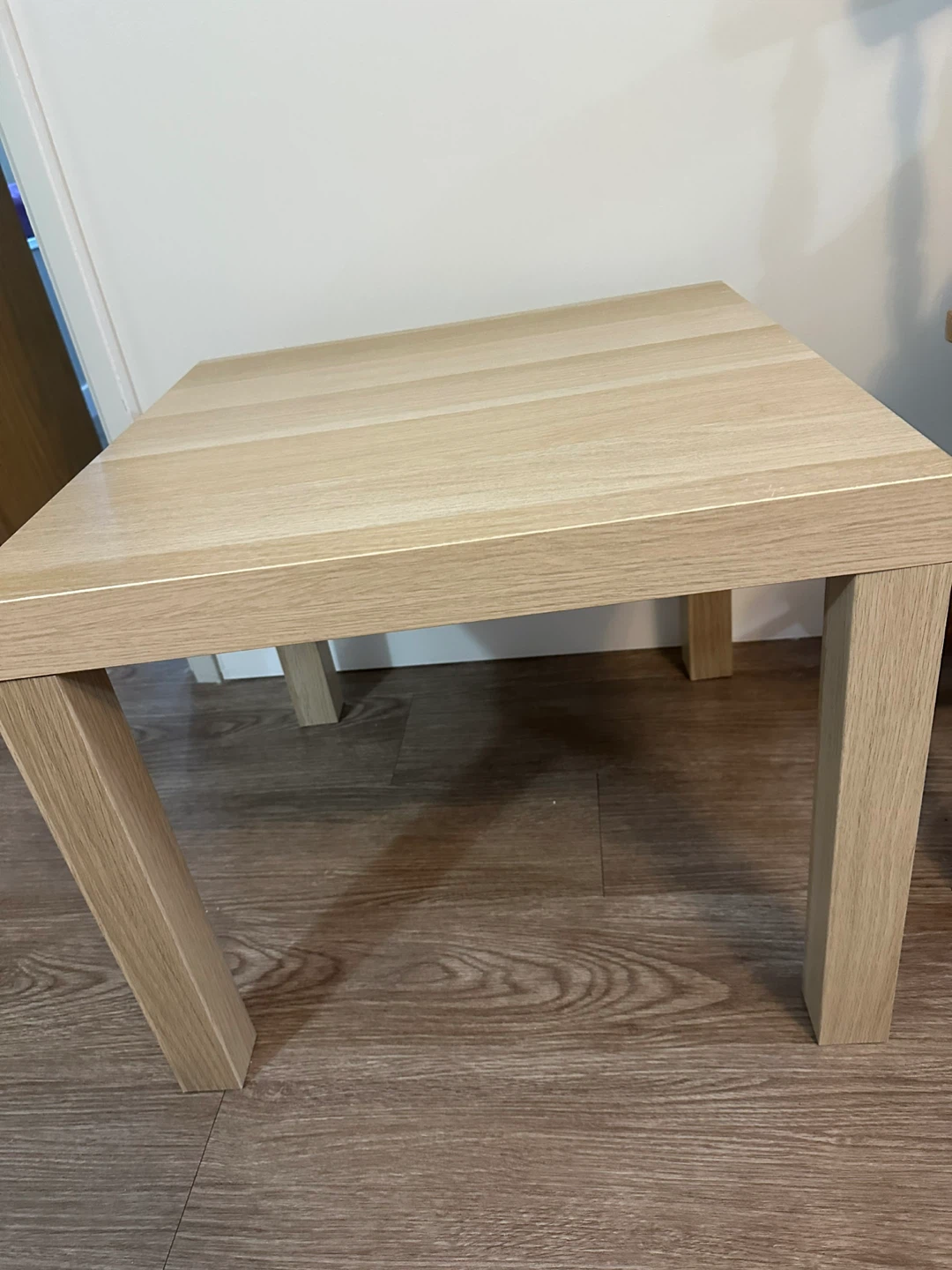 Light Wood Side Table - photo 3