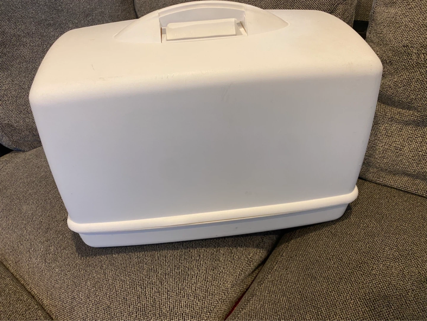 White Portable Sewing Machine Carrying Case - photo 2