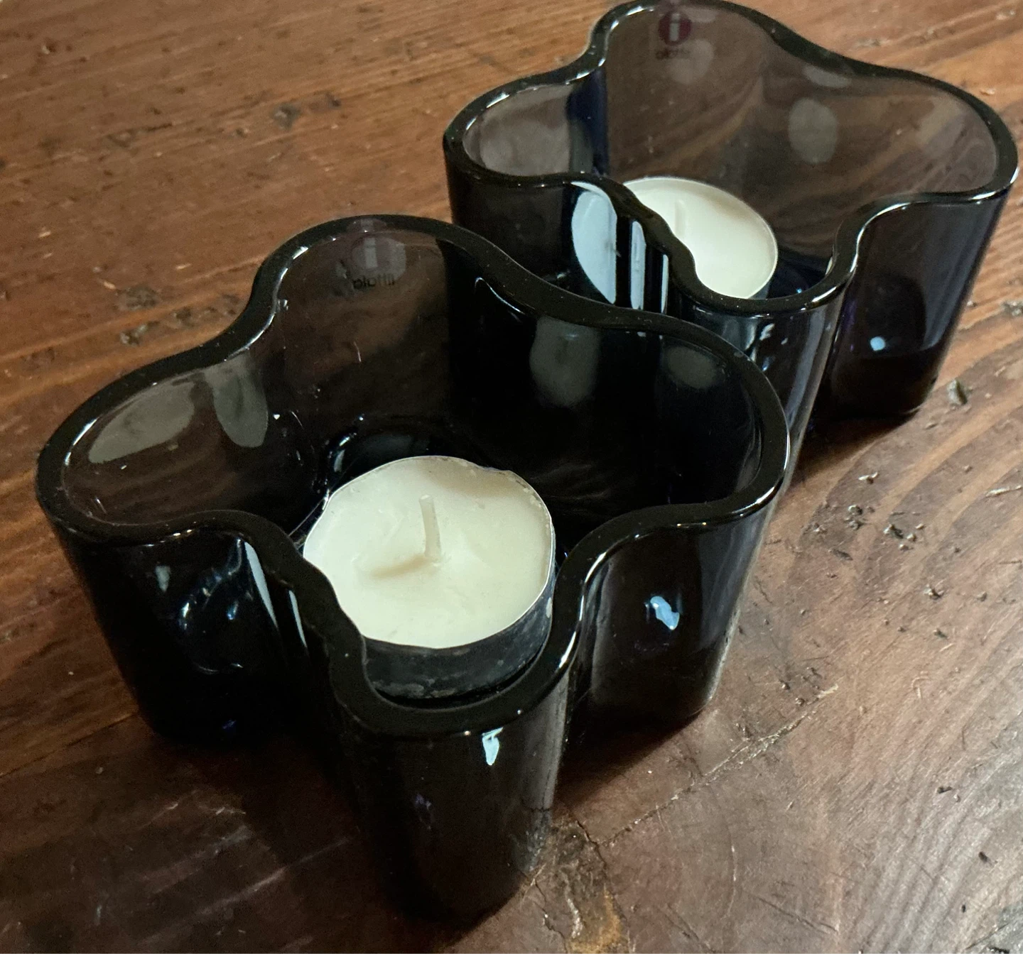 Iittala Ultima Thule Glass Tealight Holders (Set of 2) - photo 4