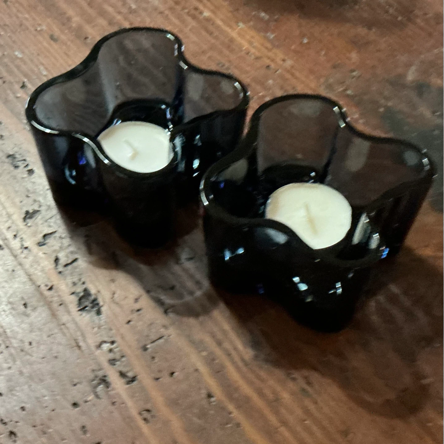 Iittala Ultima Thule Glass Tealight Holders (Set of 2)