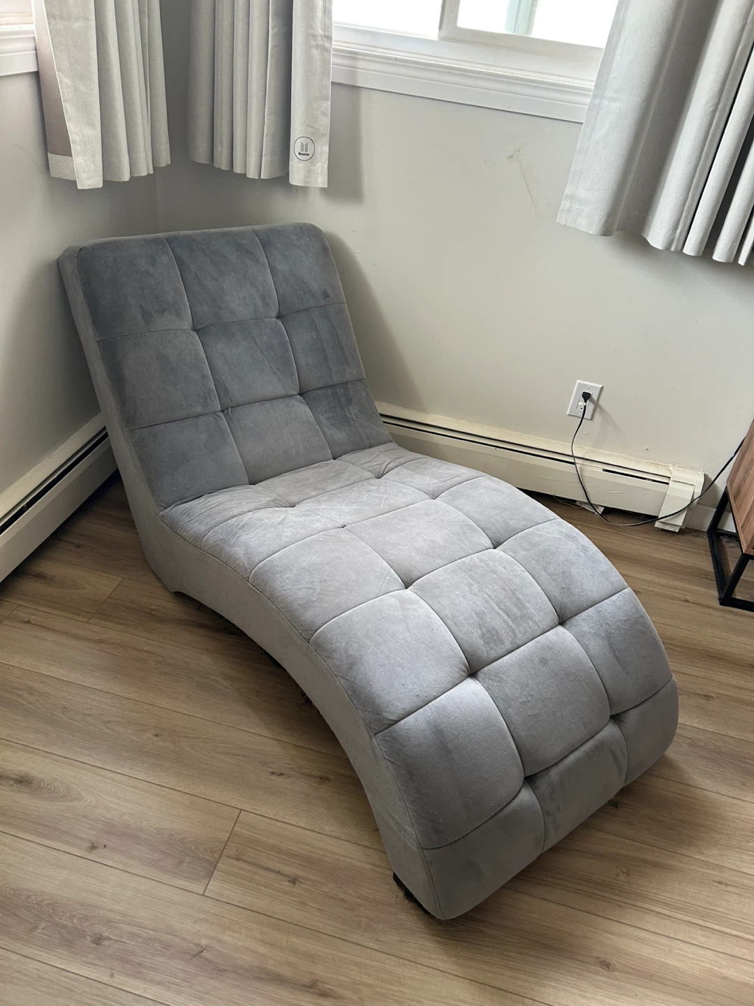 Grey Chaise Lounge - photo 2