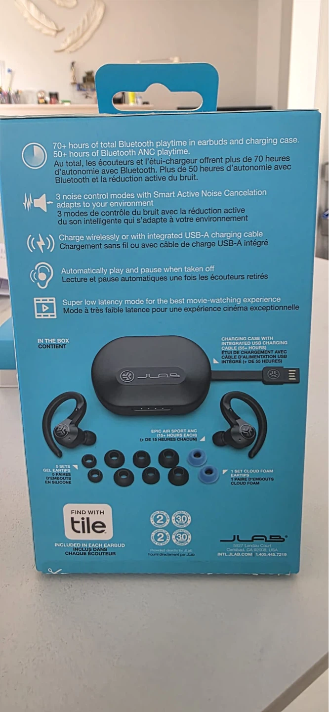 JLab Epic Air Sport ANC True Wireless Earbuds - photo 2