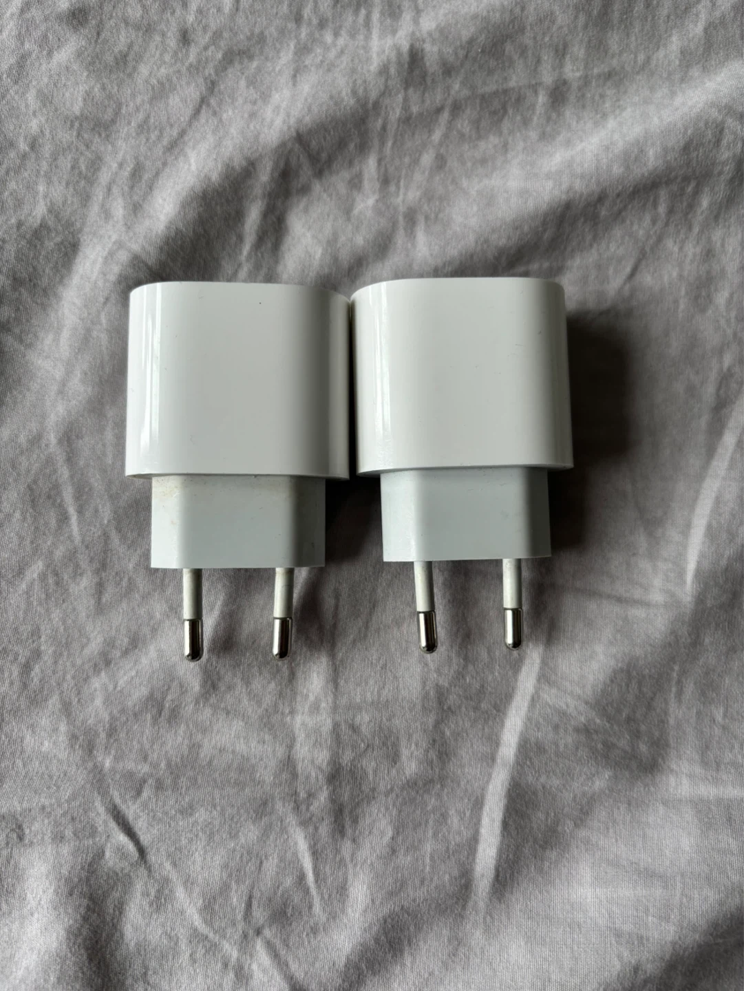 2 x White USB Wall Adapters