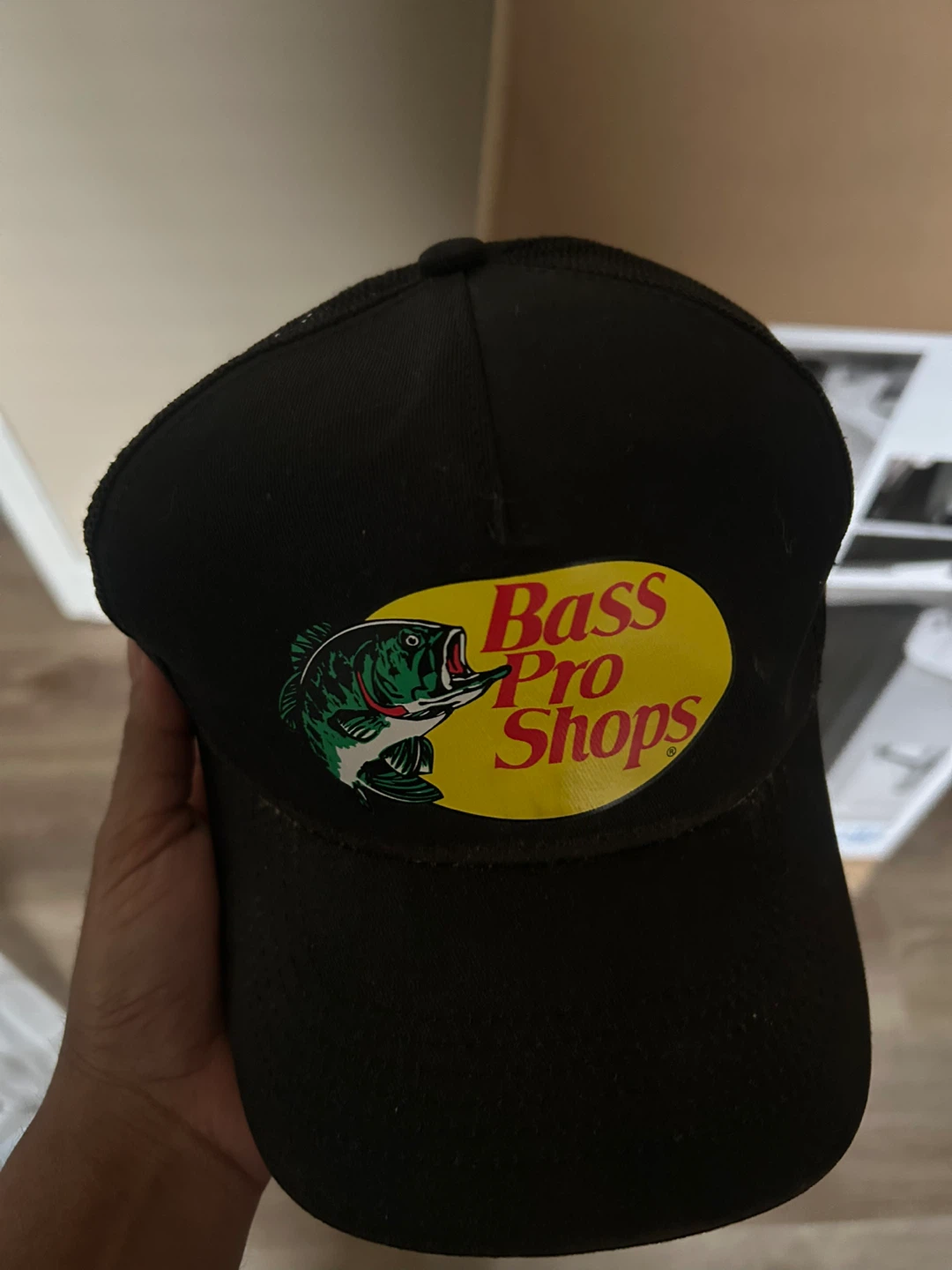 Bass Pro Shops Black Baseball Cap