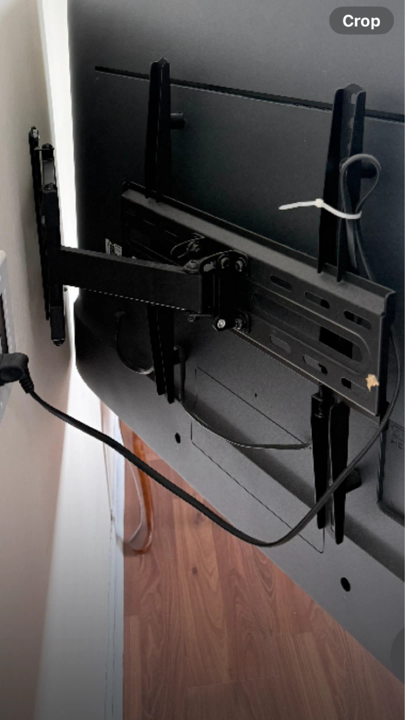 Black Full Motion TV Wall Mount - photo 2
