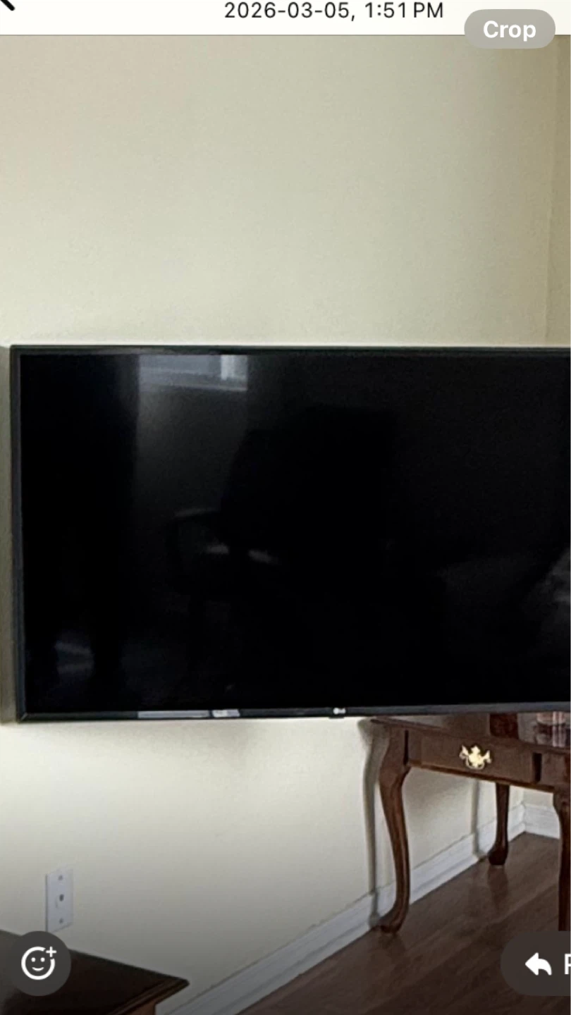 Black Full Motion TV Wall Mount
