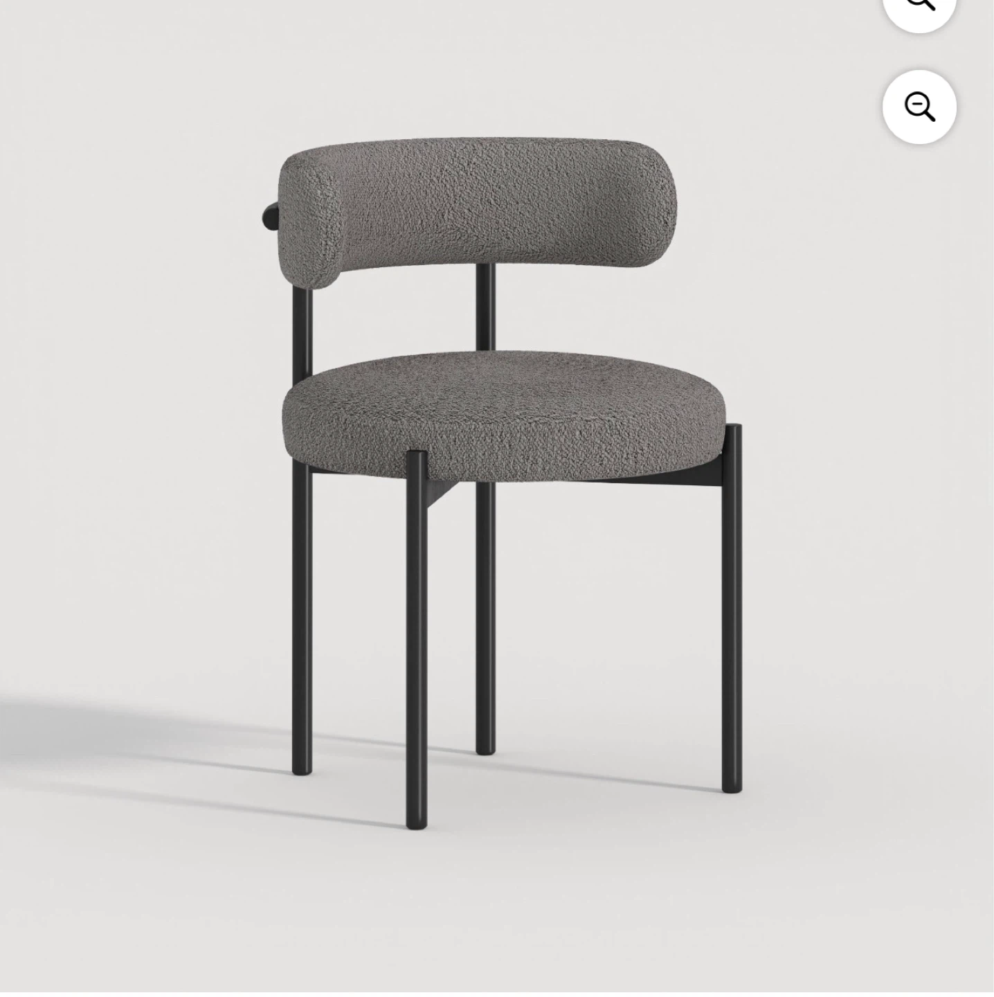 Grey Bouclé Dining Chair ( Brand New in Packaging) - photo 4