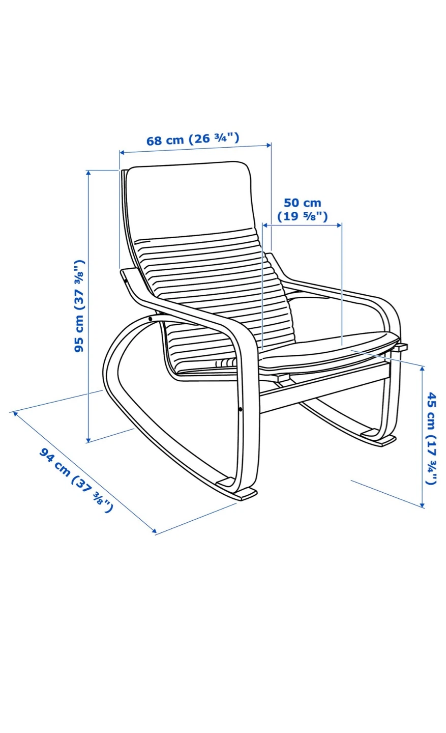 IKEA POÄNG Rocking Chair Black - photo 5