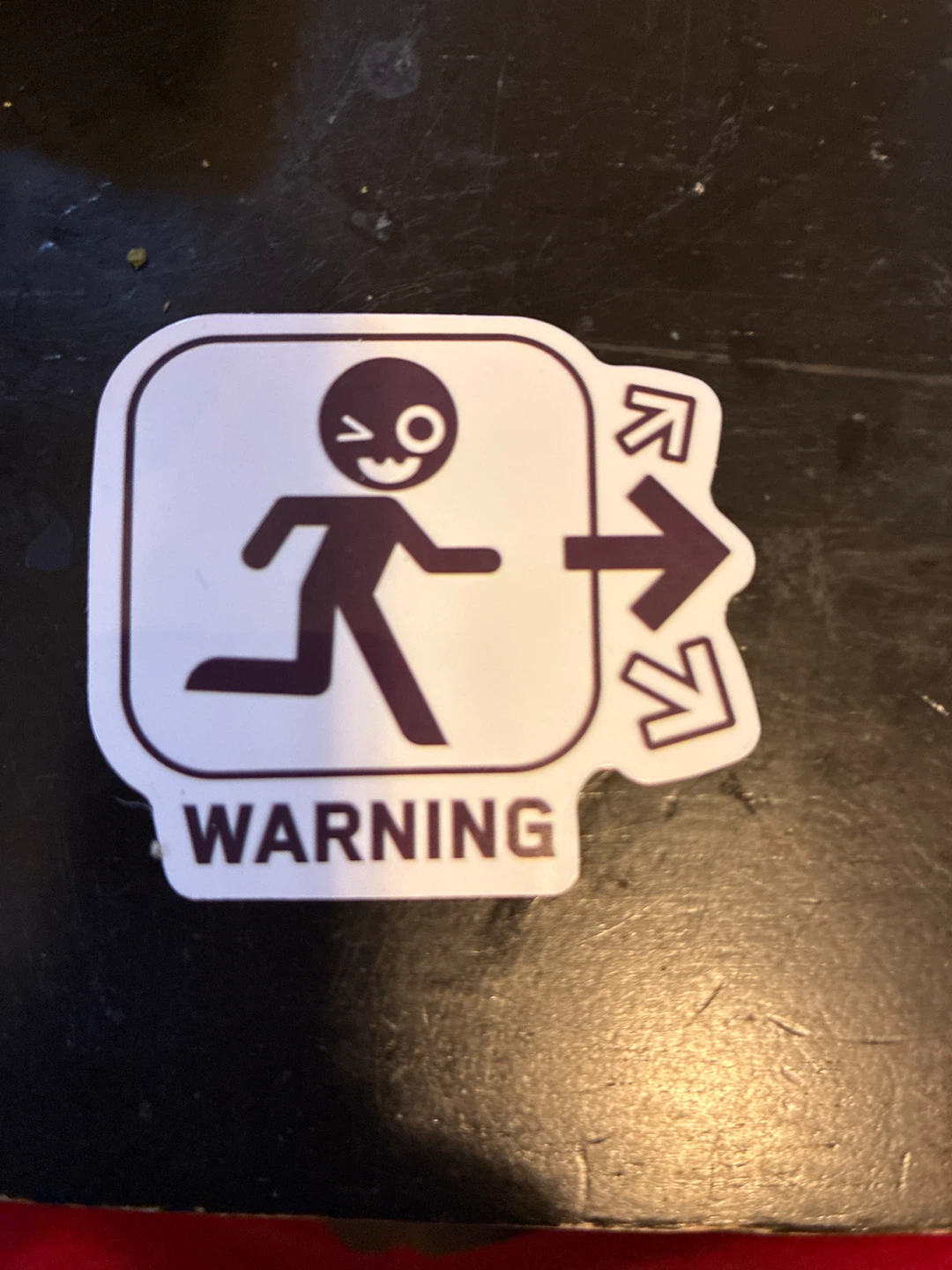 Warning Sticker
