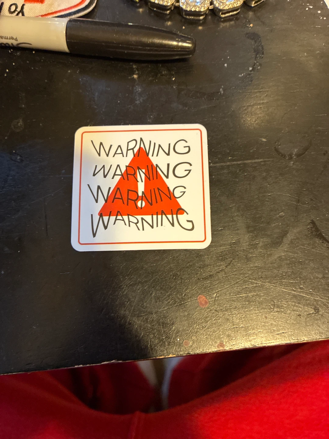 Warning Sticker