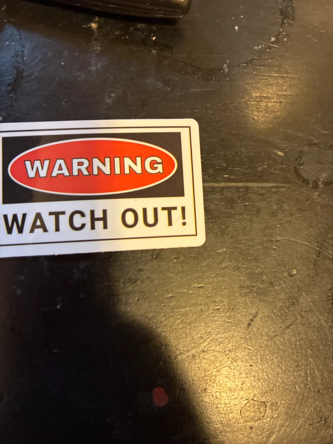 Warning Watch Out Sticker
