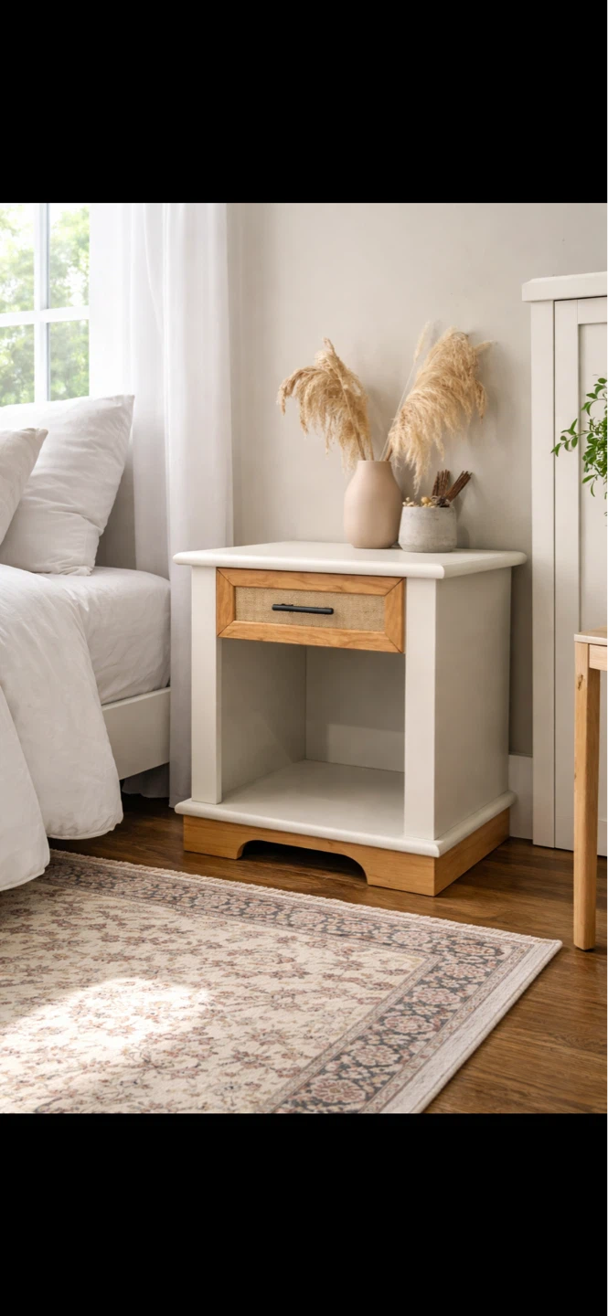 Bedside Table / Nightstand / Drawer - photo 3