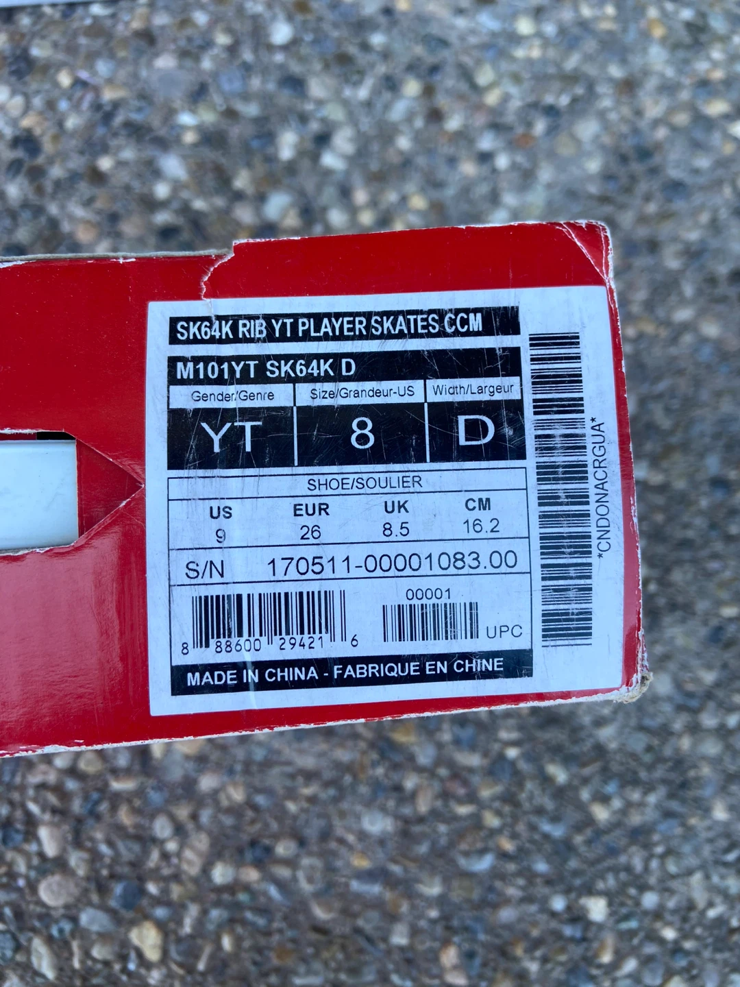 CCM SK64K Youth Hockey Skates - Size 8 D - photo 2