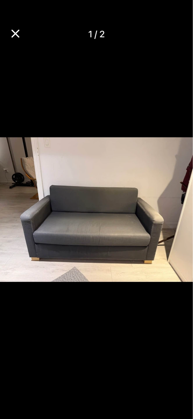 FREE Dark Grey Loveseat