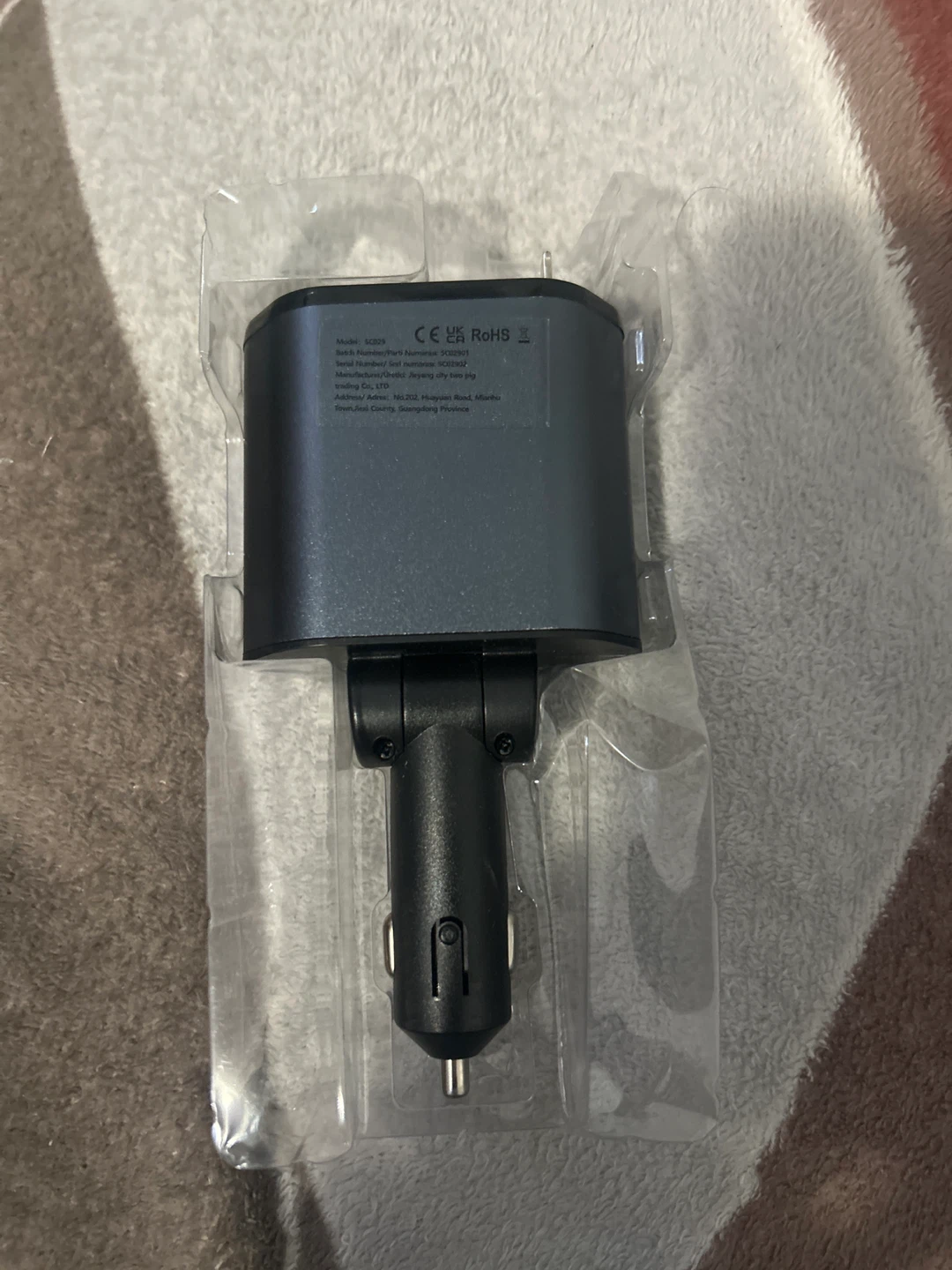 4-in-1 Car Charger with USB-C and Lightning Cables - photo 2