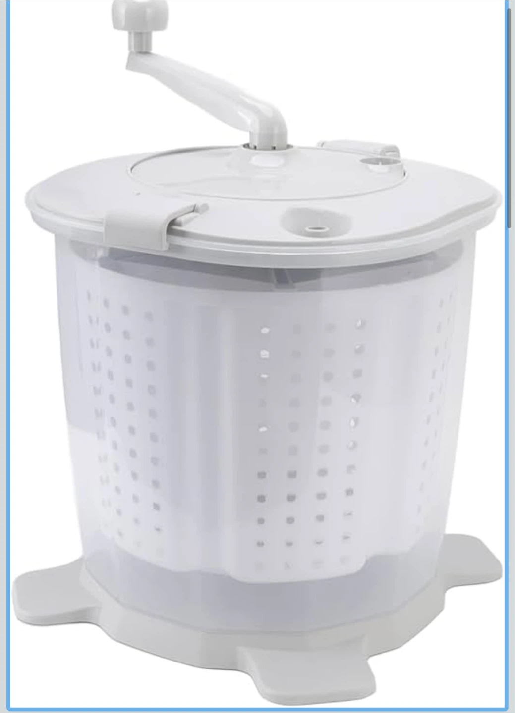 Portable Hand Crank Washing Machine Dehydrator - photo 2